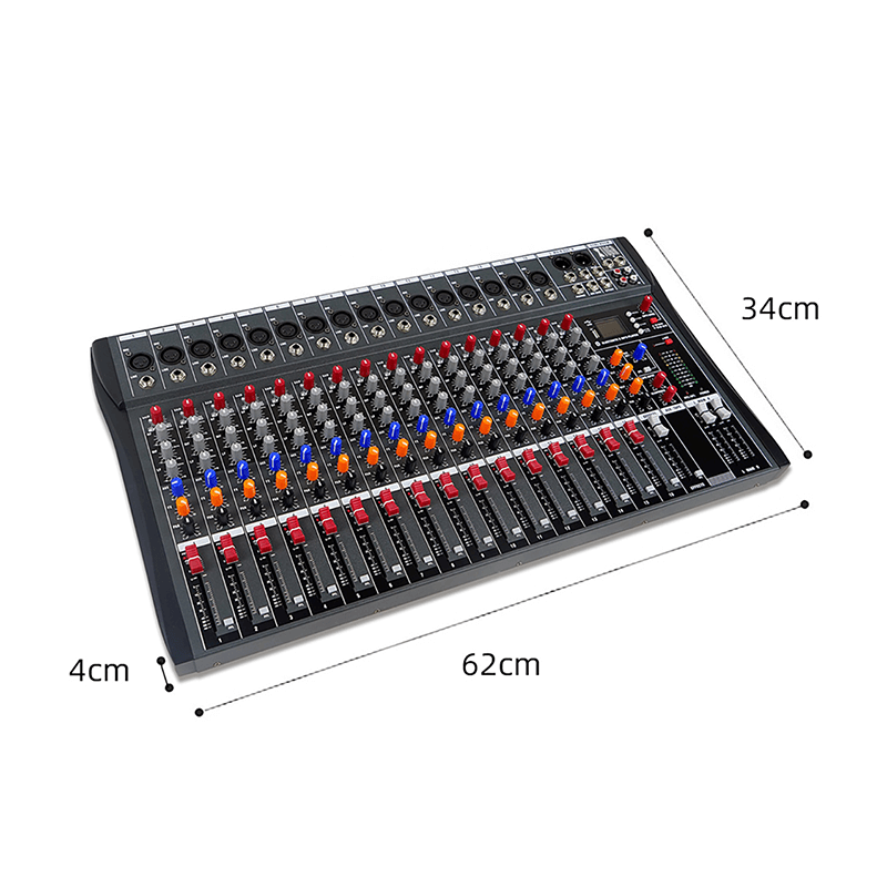 16 Console de mixagem de mixagem de áudio