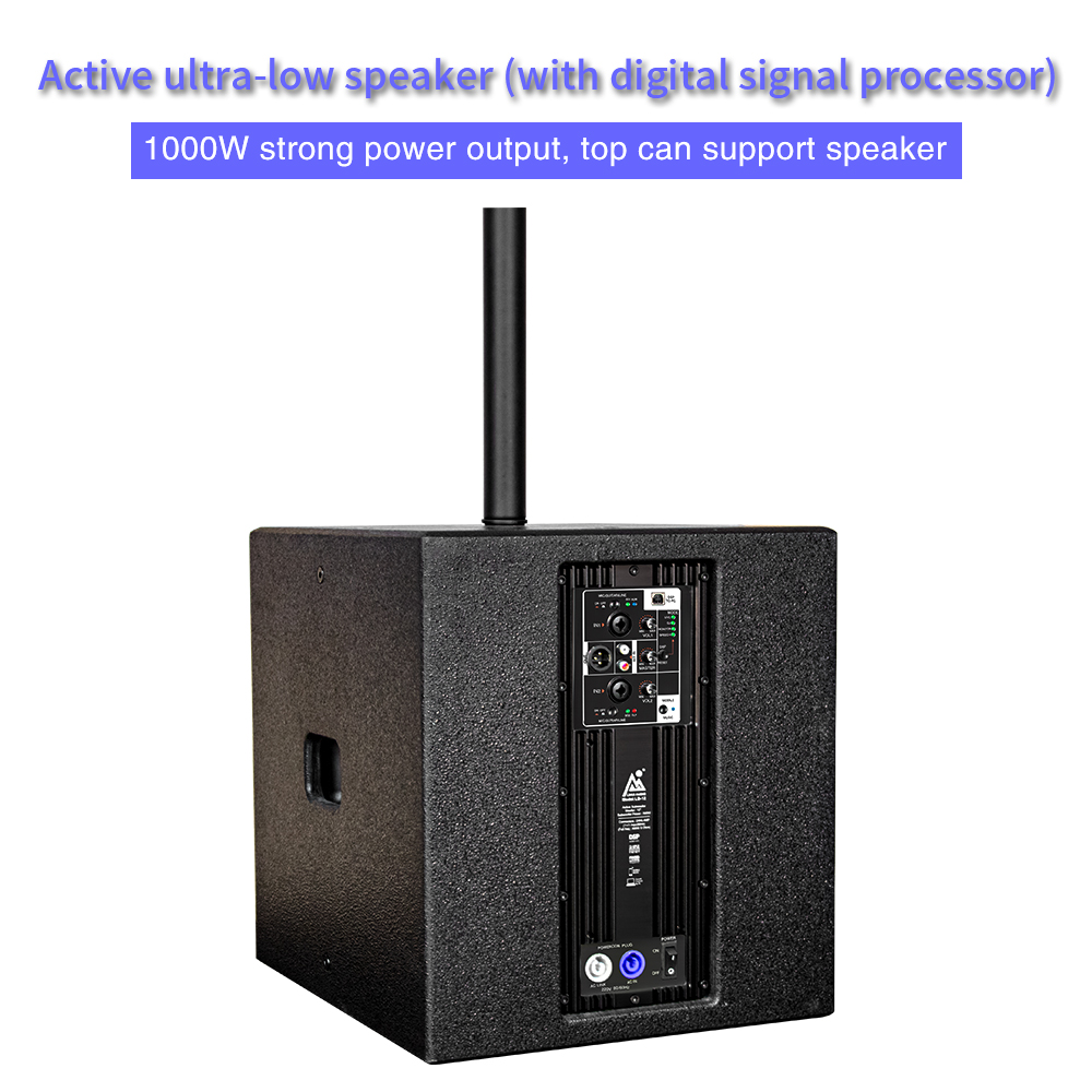 Lihui Audio Preços Baixos Excelente Qualidade de Som 1000W Dsp Active 110V ~ 240V Subwoofer Coluna Som Spaeker Line Array Sistema Pa para Palco