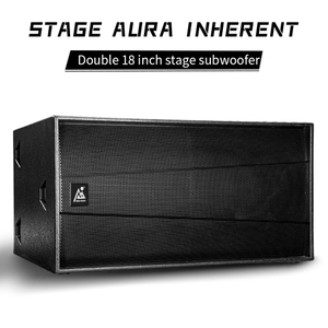 SUB-D18 alto-falante subwoofer duplo de 18 polegadas para sistema de som de palco profissional