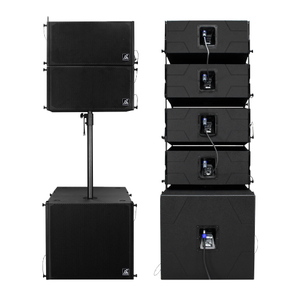 LIHUI Active Line Array System Equipamento de som externo interno Pro Sistema de som de áudio