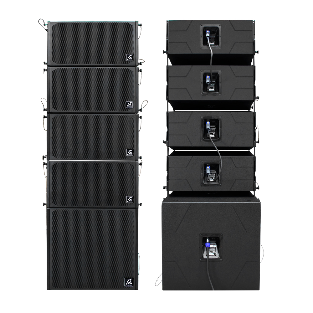 LIHUI Active Line Array System Equipamento de som externo interno Pro Sistema de som de áudio