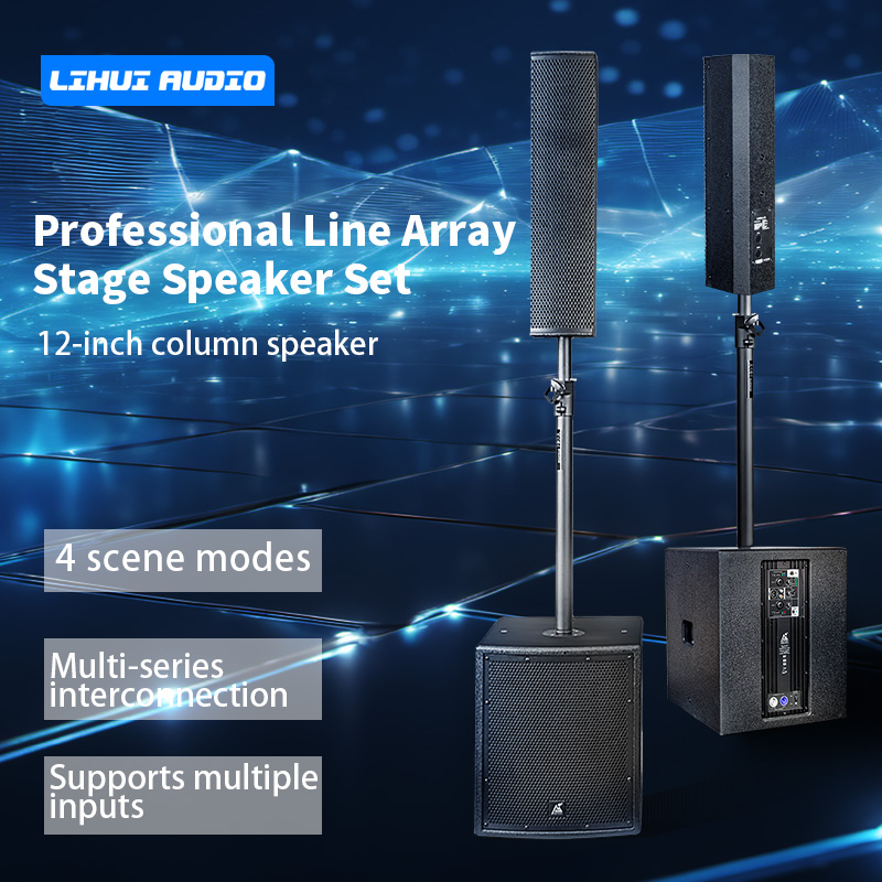 L112A matriz de linha de som sistema de som de home theater amplificador ativo profissional coluna de áudio e vídeo alto-falante DJ