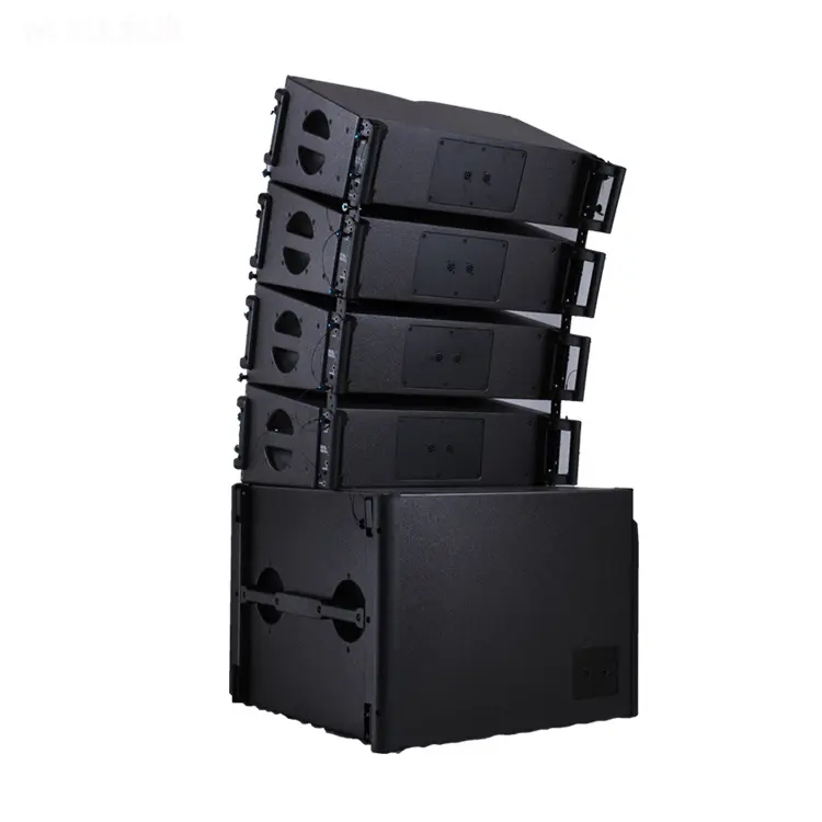 Conjunto completo de alto-falantes de som duplo, 18 polegadas, subwoofer, sistema de som pro, amplificador de potência, palco profissional, música