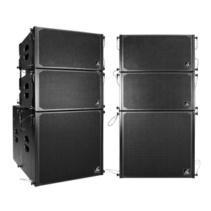 Únicos 10 alto-falantes lineares e 18 subwoofers sistema de alto-falantes PA ativos para eventos ao ar livre em igrejas