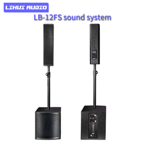 Lihui Audio Preços Baixos Excelente Qualidade de Som 1000W Dsp Active 110V ~ 240V Subwoofer Coluna Som Spaeker Line Array Sistema Pa para Palco