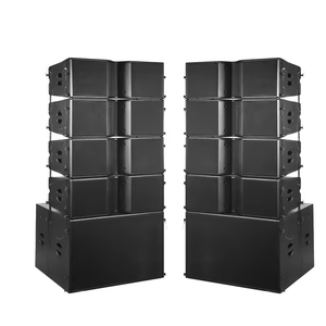 Alto-falante passivo de subwoofer de 18 polegadas Alto-falante de matriz de linha dupla de 12 polegadas para alto-falantes de desempenho ao ar livre profissional 